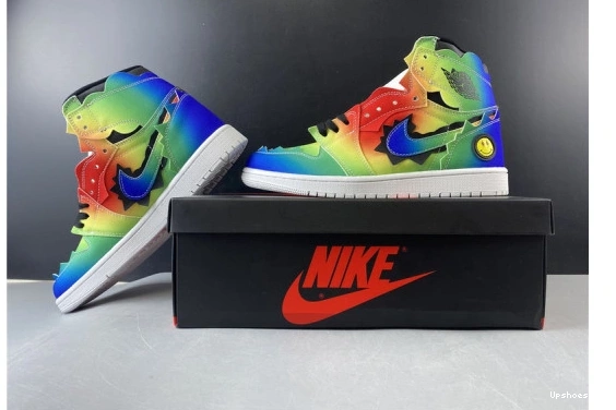 OG AIR JORDAN BALVIN’S MULTI-COLOR "J 1 J BALVIN" DC1786-125 DC1786-125 HIGH 0526
